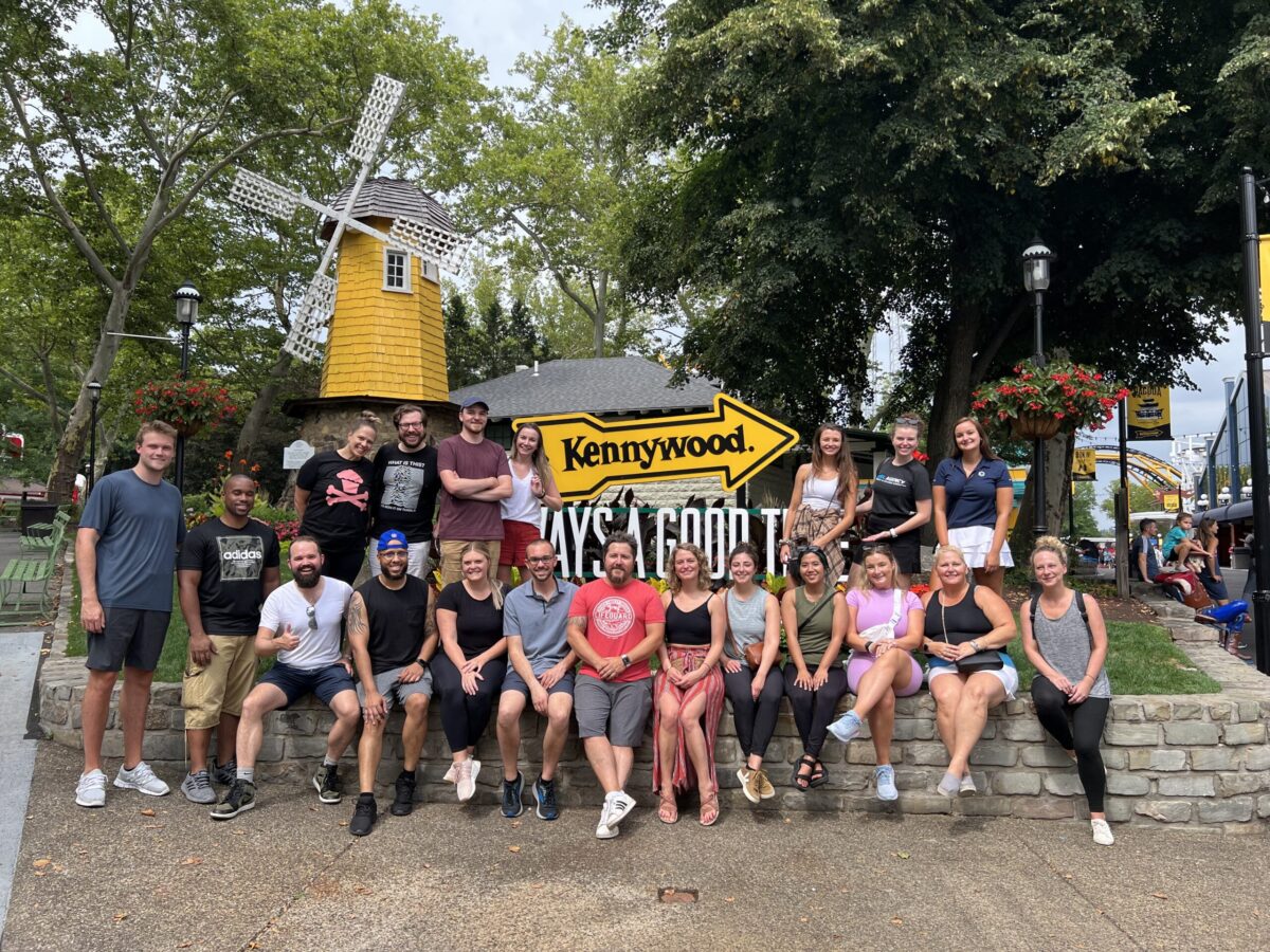 Level team picture at local amusement park.