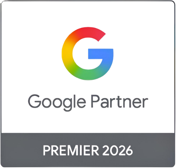Google Premier Partner 2026 badge recognizing Level as a certified Google Premier Partner.