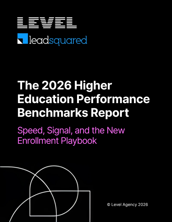 2026 Higher Education Performance Benchmarks Report cover