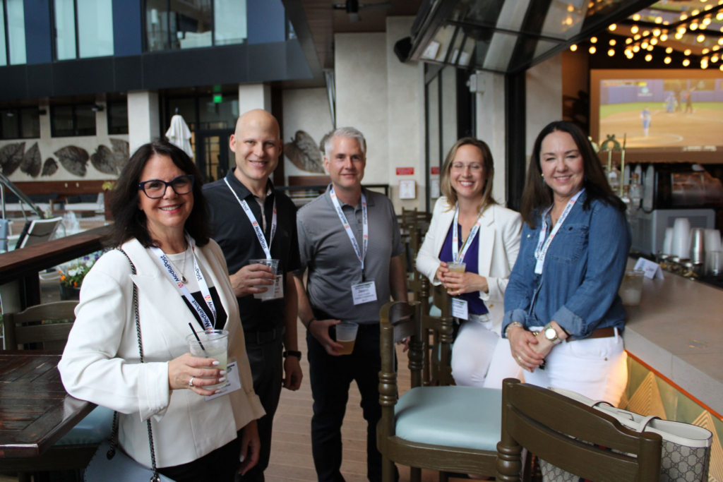 Image 2: Financial services marketing leaders networking at Mediapost's Financial Services Summit