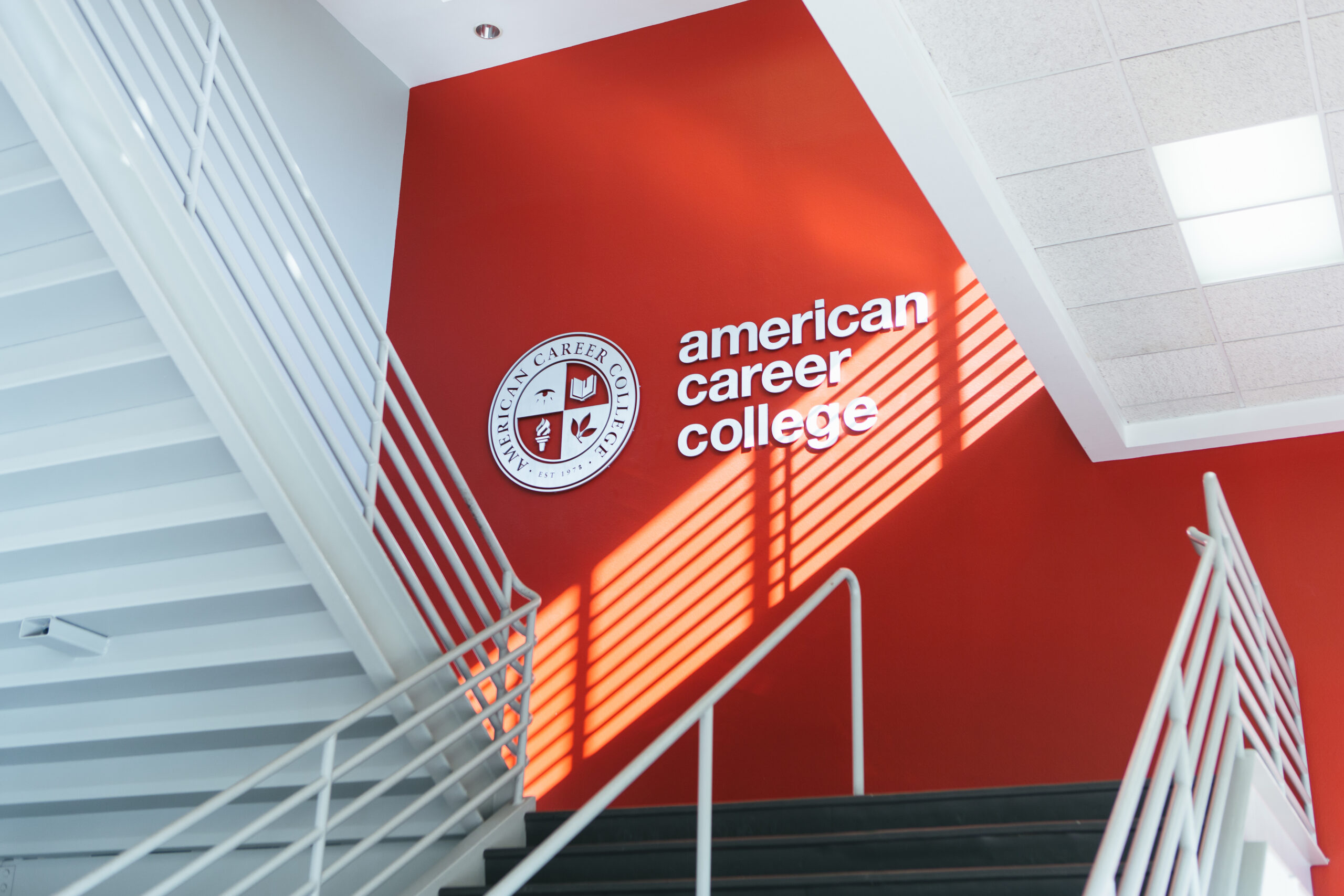 Agentic media buying case study banner for American Career College by Level Agency