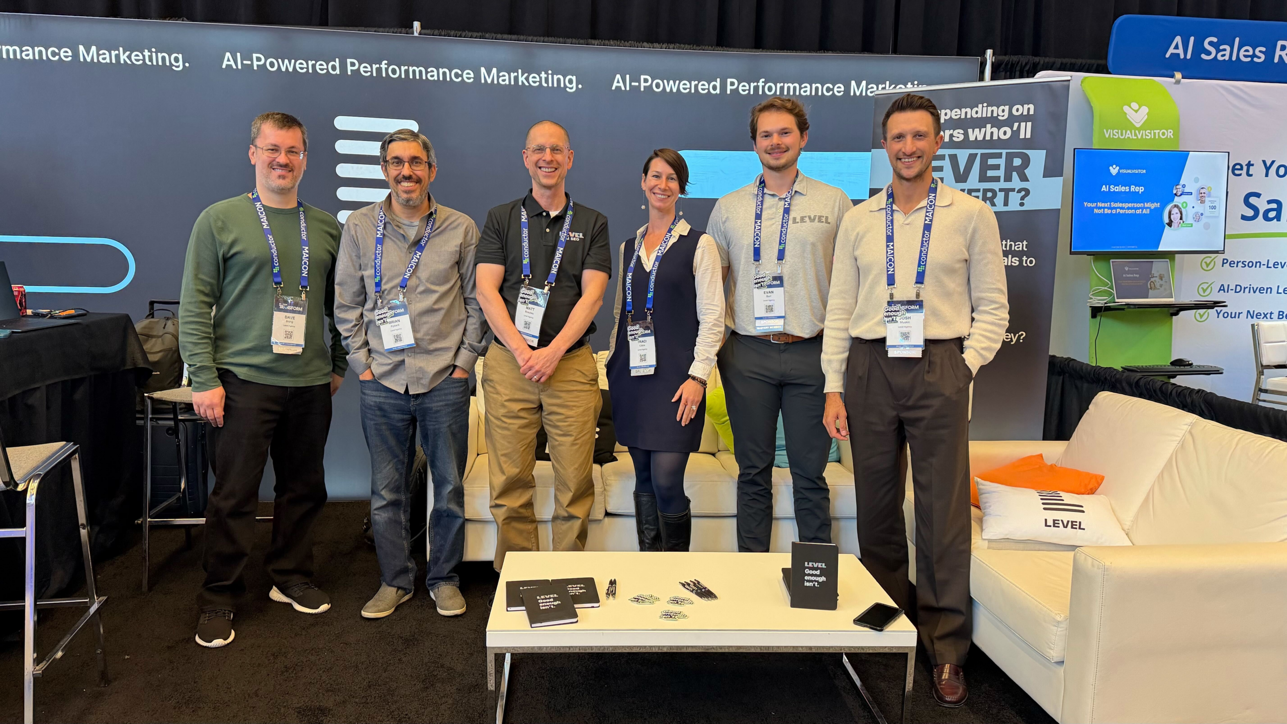 The Level Agency team at MAICON 2025